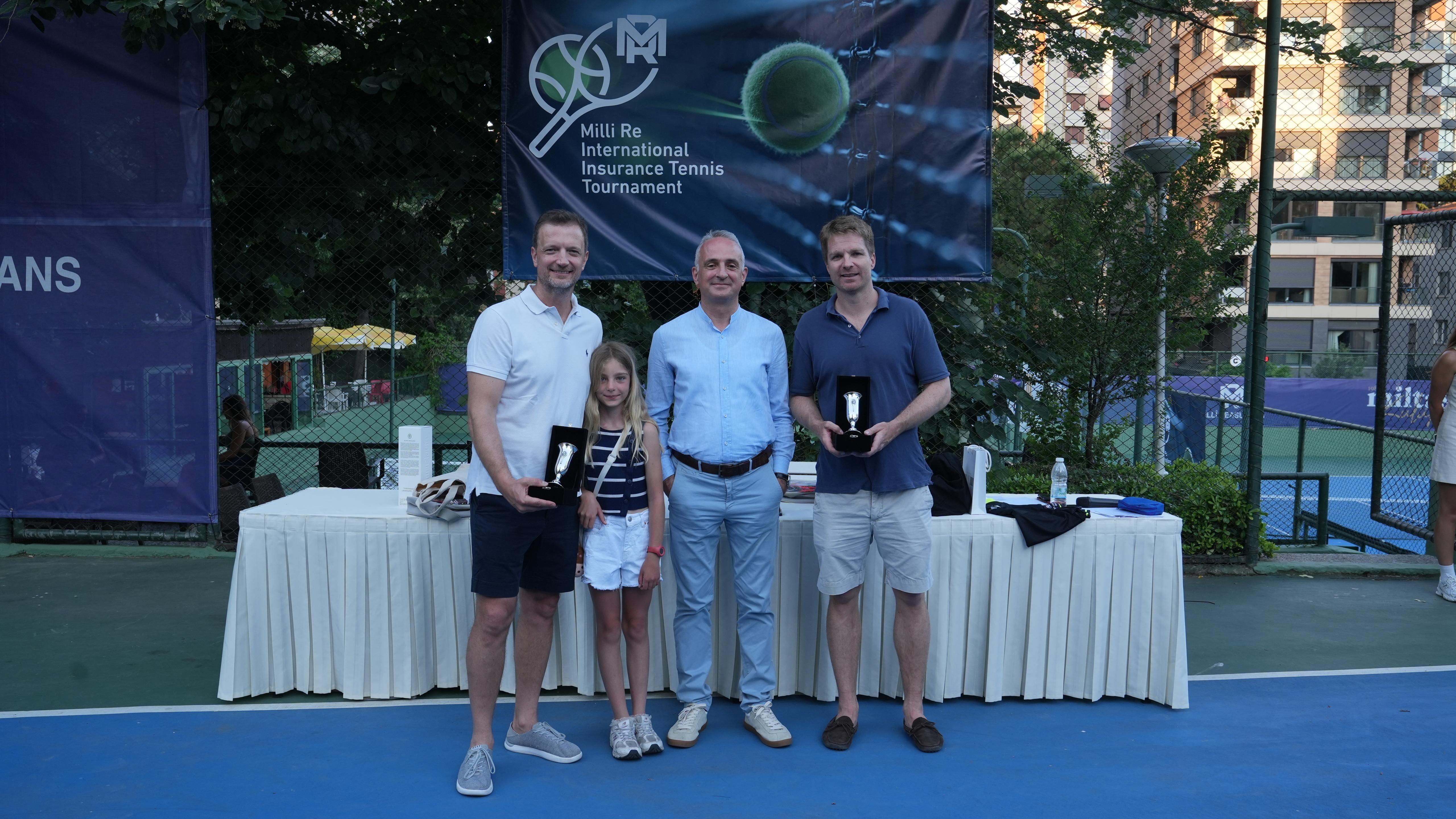 Millî Reasürans’ın Düzenlediği 38. Uluslararası Sigortacılar Tenis Turnuvası’nda Ödüller Sahiplerini