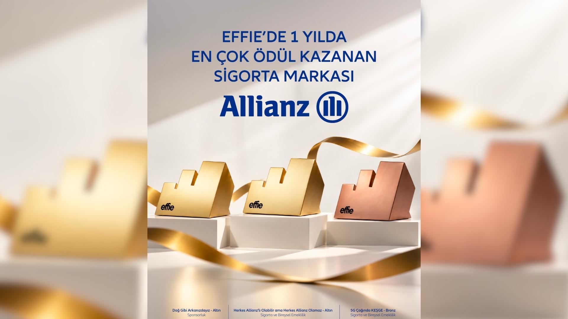 Allianz Türkiye’ye Effie Awards Türkiye’den Üç Ödül Birden