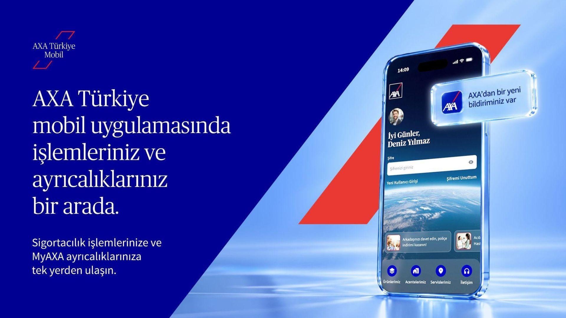 AXA Türkiye Mobil Yenilendi: Sigorta, Emeklilik ve Ayrıcalıklar Tek Deneyimde Buluştu