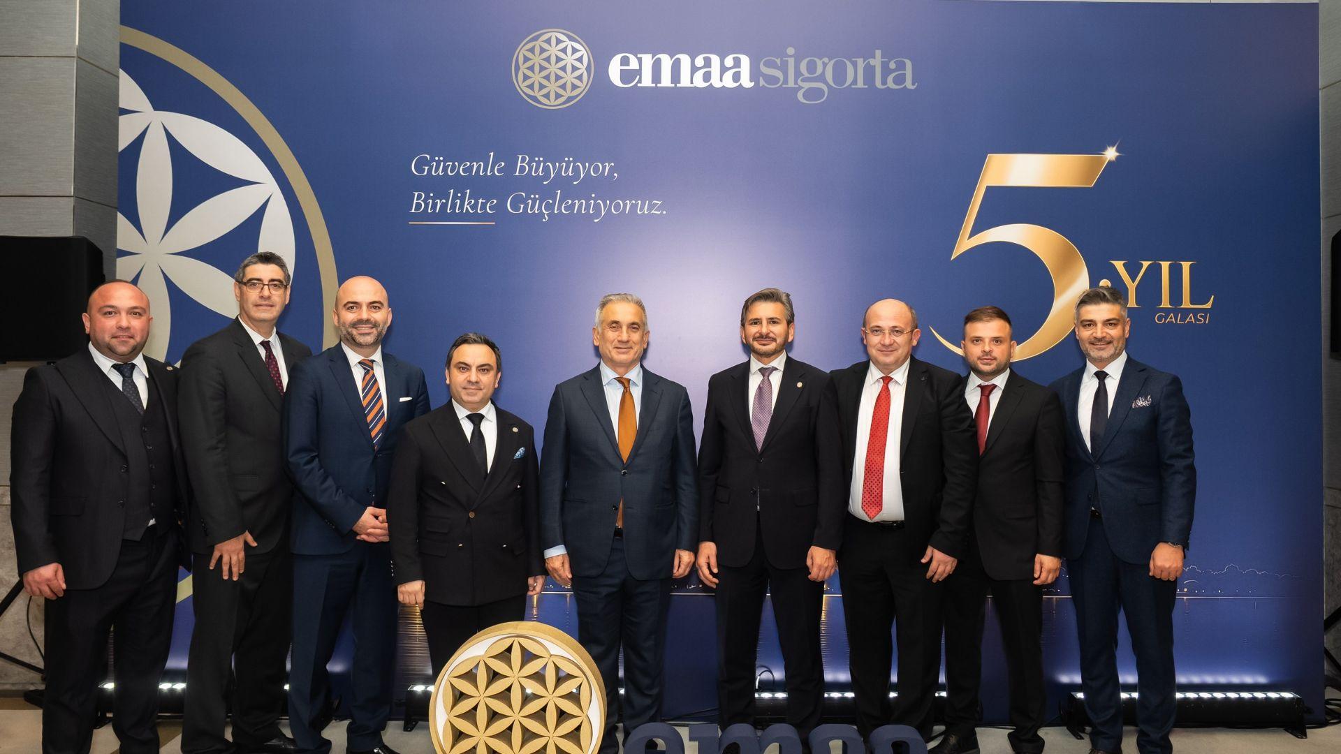 Emaa Sigorta, 5. Yılını “Güvenle Büyüyor, Birlikte Güçleniyoruz” Mesajıyla Kutladı