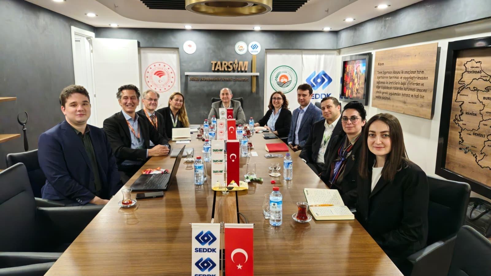 Munich Re ve Türk Reasürans'tan TARSİM'e Ziyaret