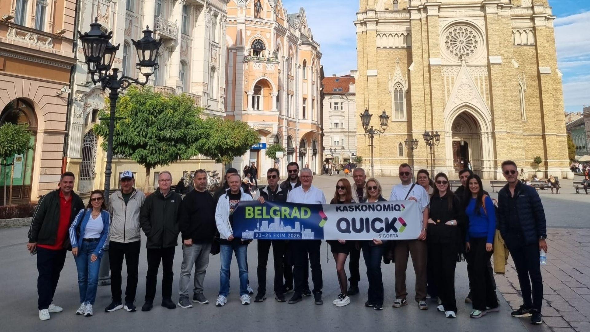 Quick Sigorta, KASKONOMİQ başarısını acenteleriyle Belgrad’da kutladı