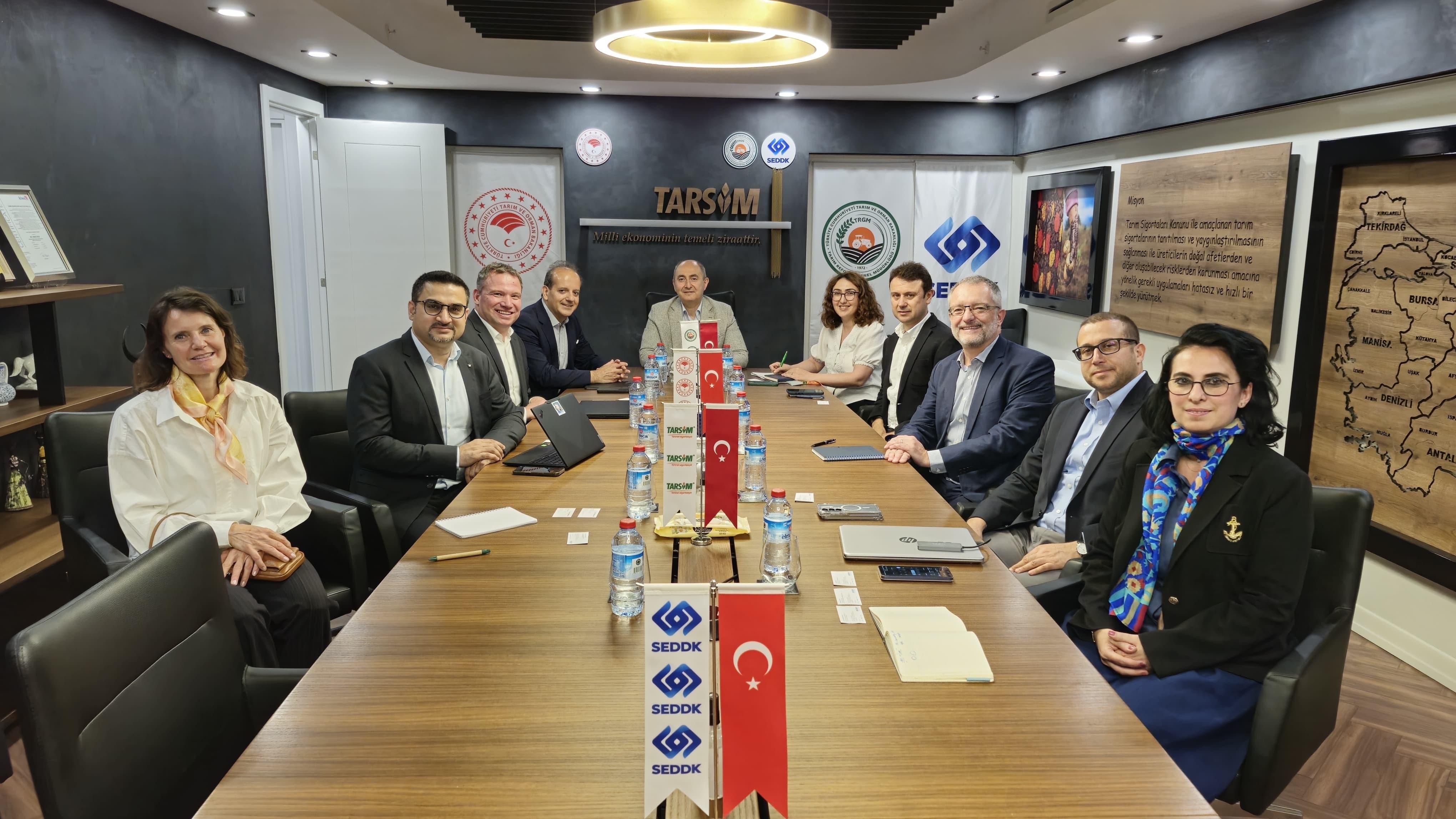 SCOR Se ve Türk Reasürans heyetinden TARSİM’e ziyaret