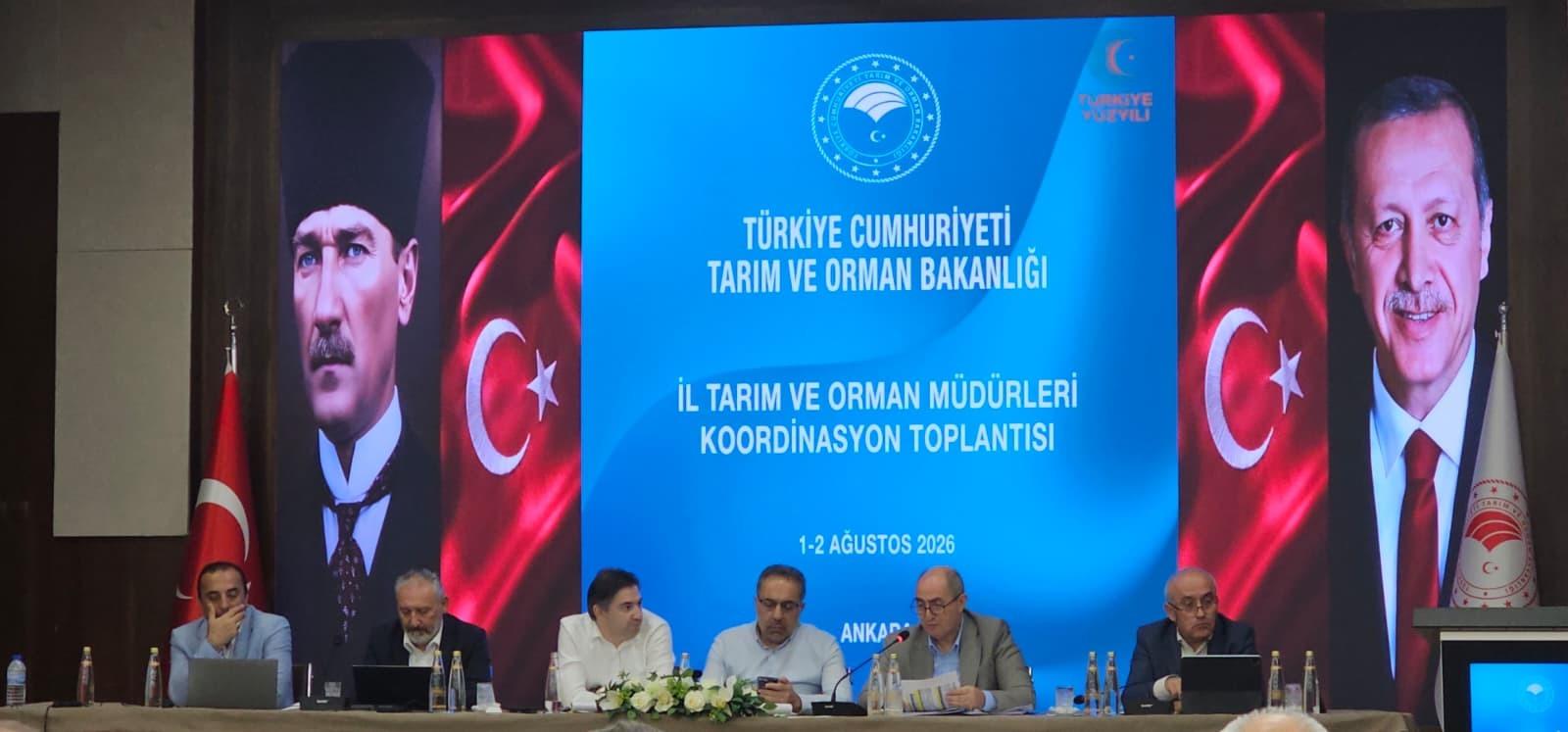 Tarım ve Orman Bakanlığı İl Müdürleri Koordinasyon Toplantısında Tarım Sigortaları Görüşüldü
