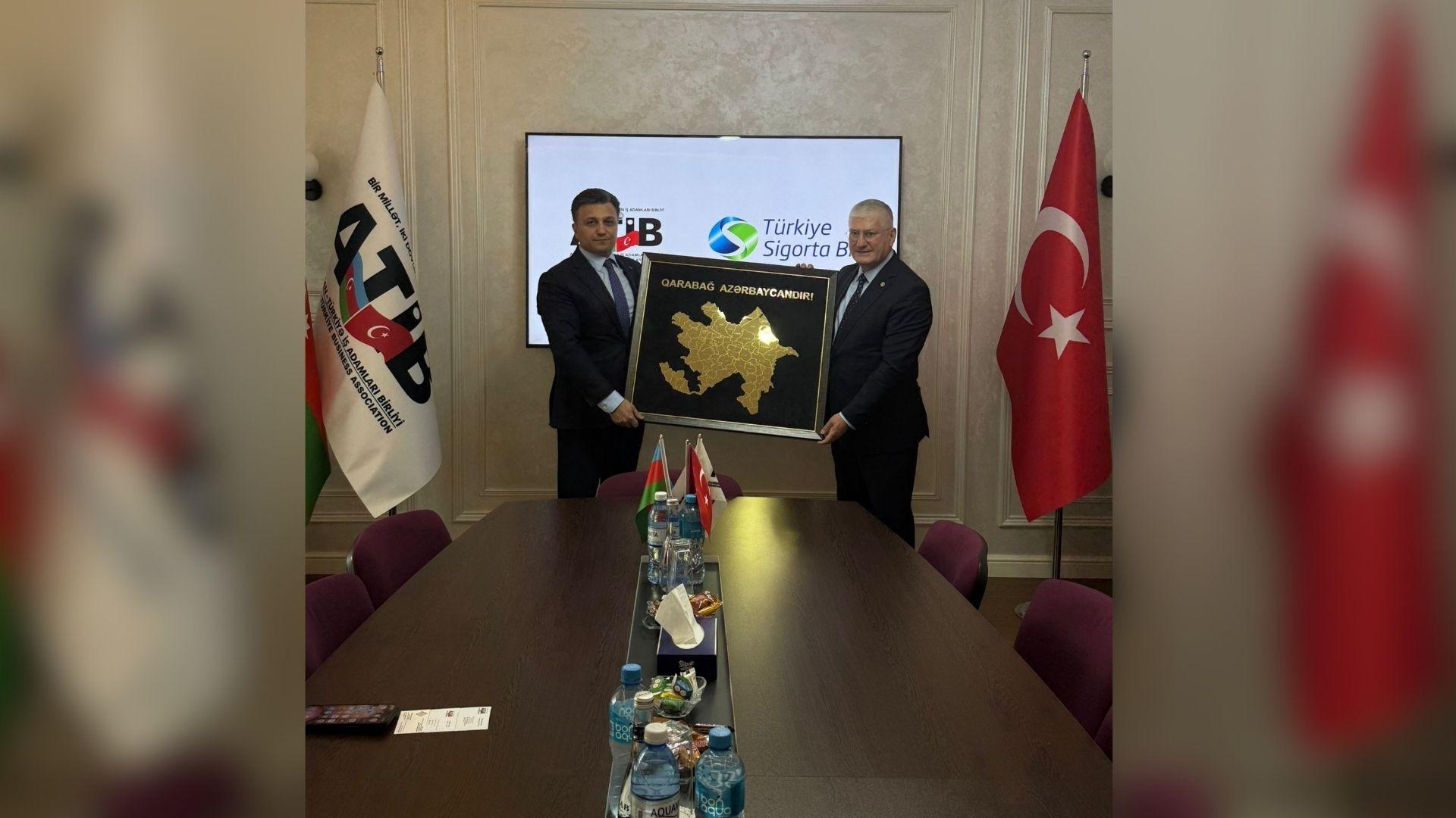 TSB heyeti Azerbaycan’da ATİB’i ziyaret etti