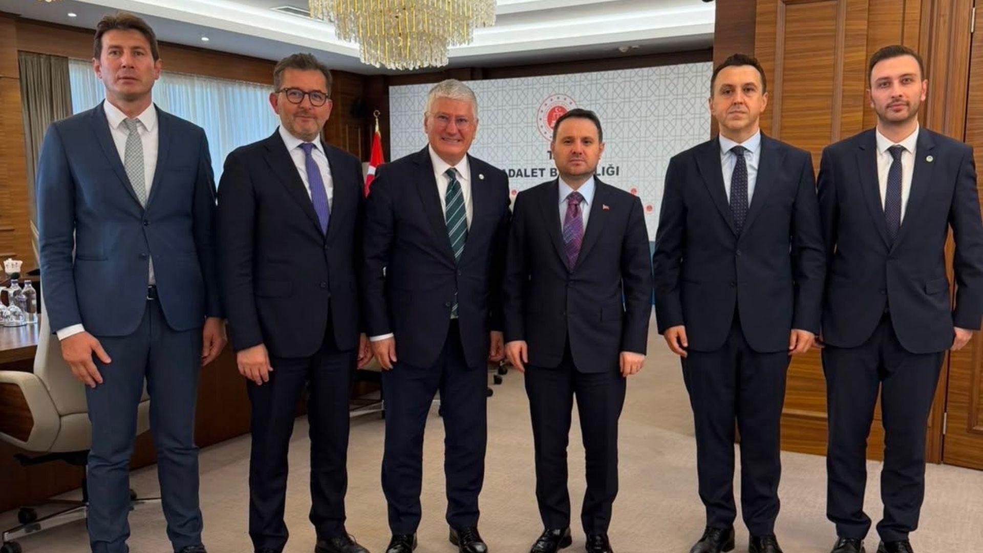 TSB Heyeti, Adalet Bakanı Akın Gürlek İle Bir Araya Geldi