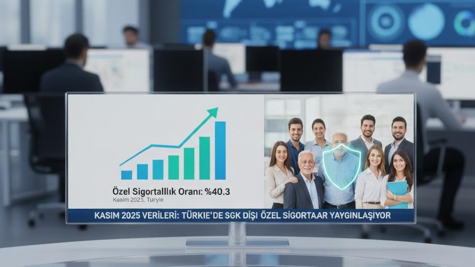 Özel Sigortalılık Oranı %40,3’e Yükseldi