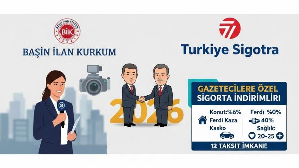 Gazetecilere Konut ve Sağlık Sigortasında İndirim