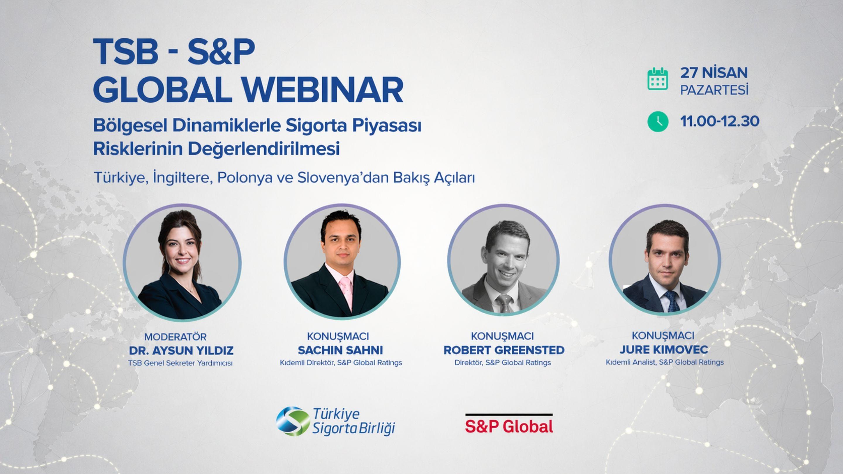 TSB ve S&P Global’den Sigorta Sektörüne Yönelik Risk Webinarı